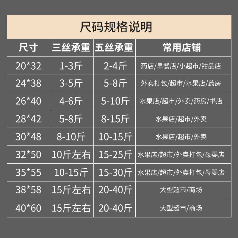 卡皮巴拉塑料袋手提袋礼品购物袋外卖打包袋手提式垃圾袋定制批发详情图4