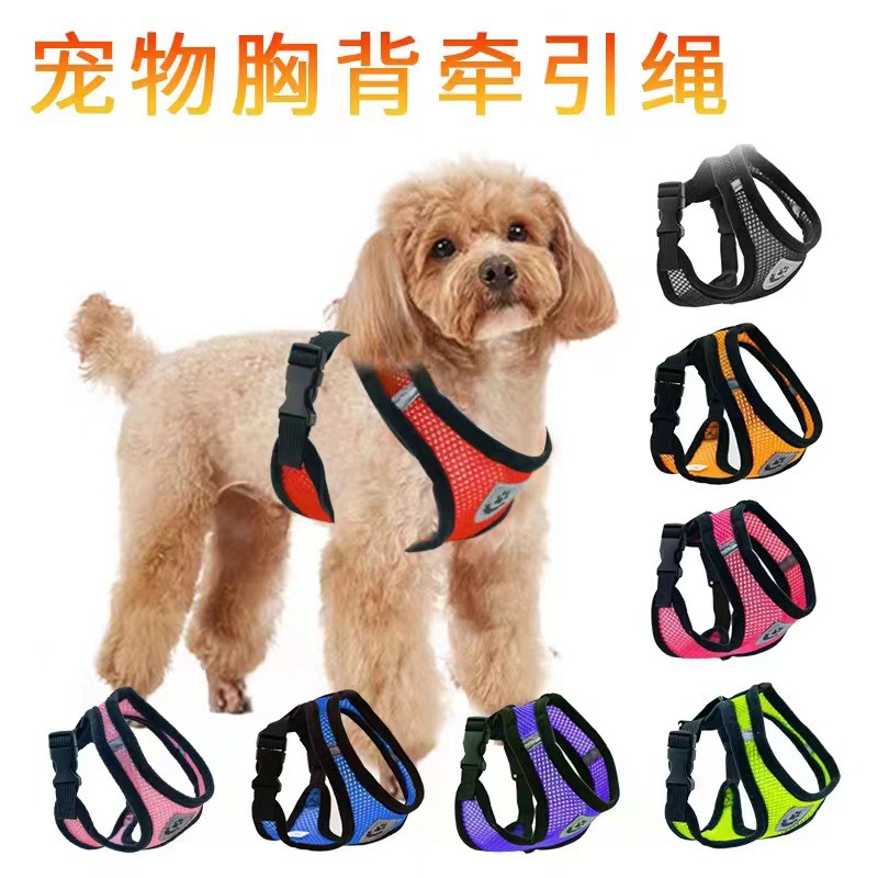Wholesale of new pet walking, dog walking, cat walking, chest and back straps, outdoor traction ropes, collars, clothes, anti-explosion and shower supplies