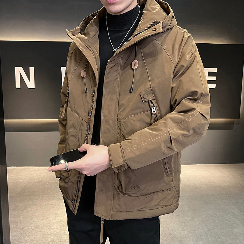机能风冲锋衣外套男春秋季新款美式工装男士夹克高端户外防风上衣
