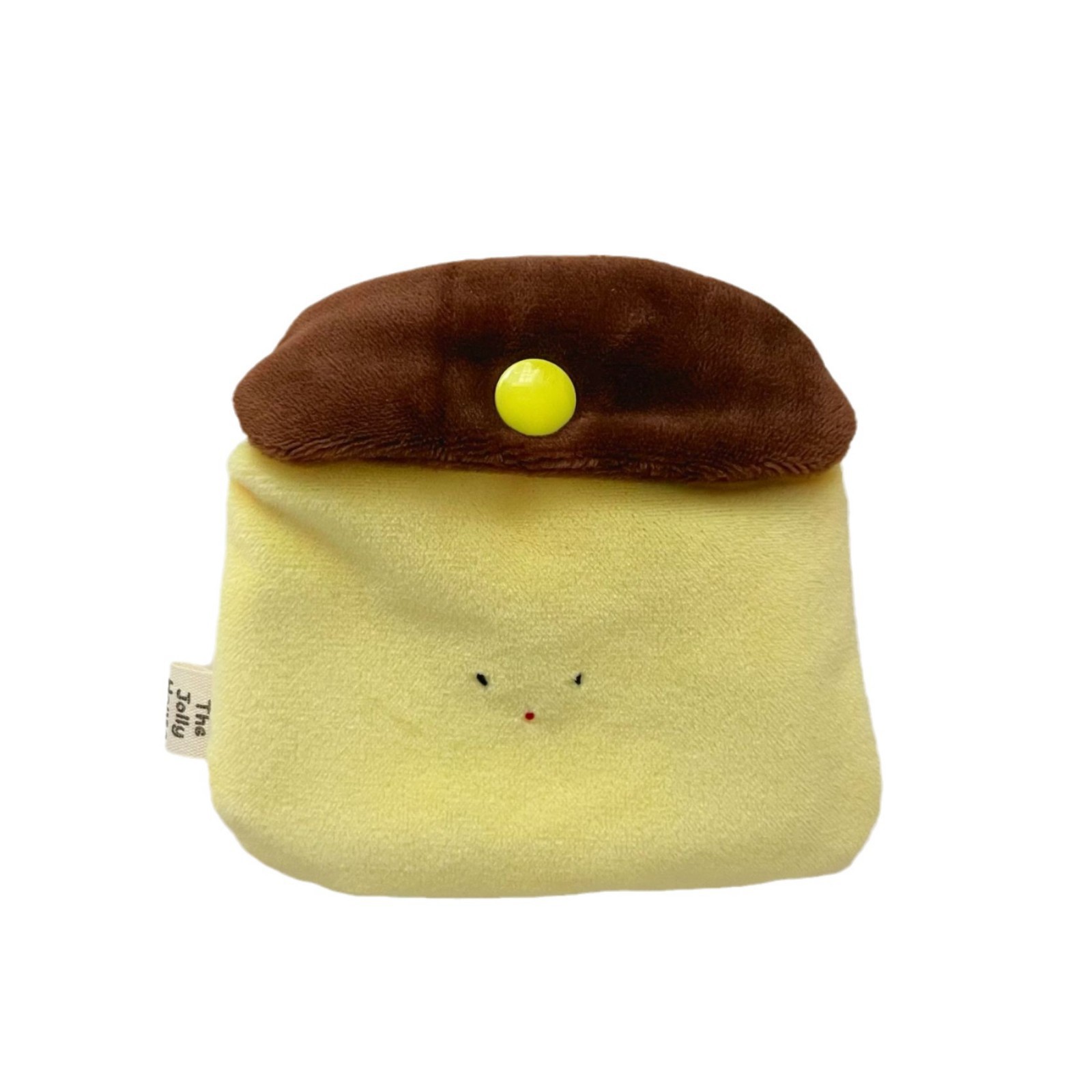 Adorable hecho a mano caramelo pudding zero monedero creativo mini peluche auriculares portátiles documento de identificación almacenamiento de tarjetas pequeñas bolsa Item Picture