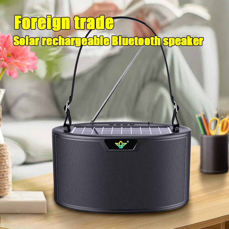 便携影响蓝牙音箱跨境高端电子产品speake太阳能收音机带蓝牙音
