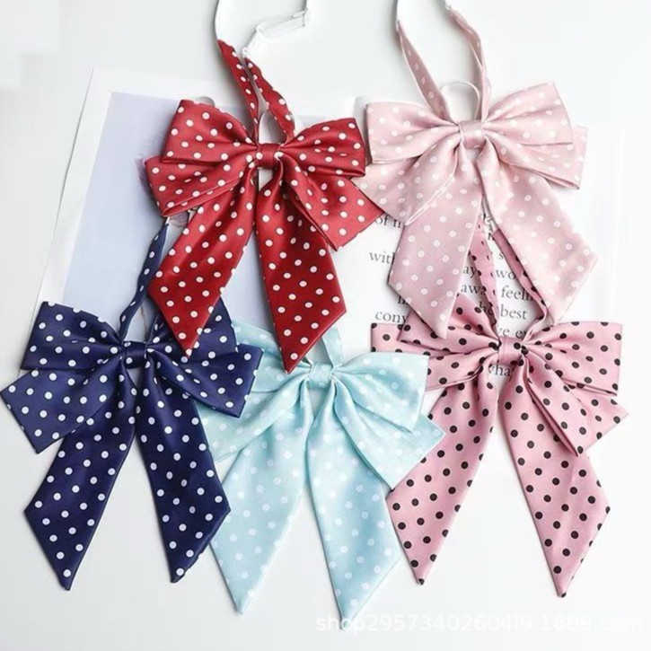 Pink bow tie, jk Japanese school, Hiragawa, student, collar flower, uniform, shirt, bow tie, women's accessories, bow tie Application Scenario