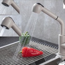 Oat colored draw faucet