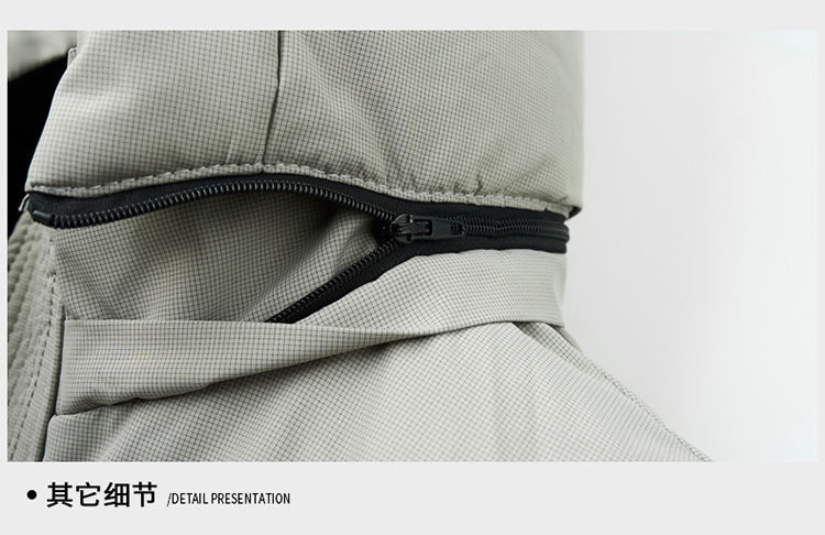 The new hooded down jacket for men in winter is warm and thick. The white duck down casual business jacket for middle-aged dads is trendy pic 42