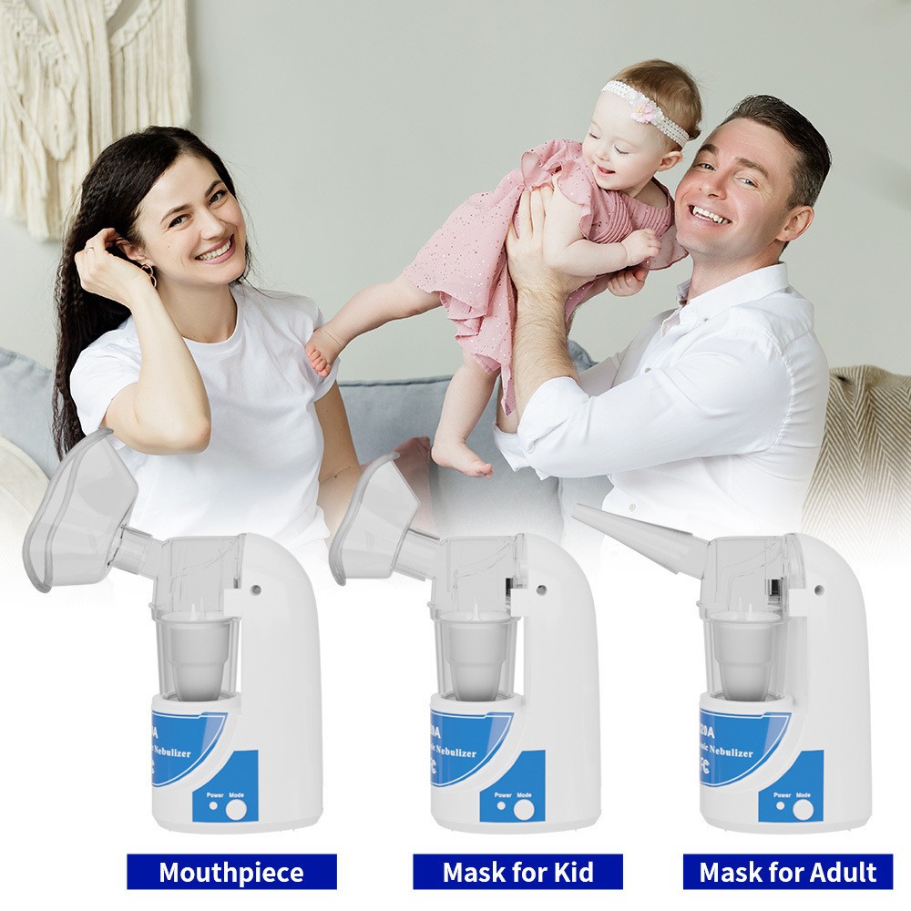 Cross-border foreign trade exclusive supply ultrasonic nebulizer oxygen mask portable handheld disposable oxygen nebulizer details Picture