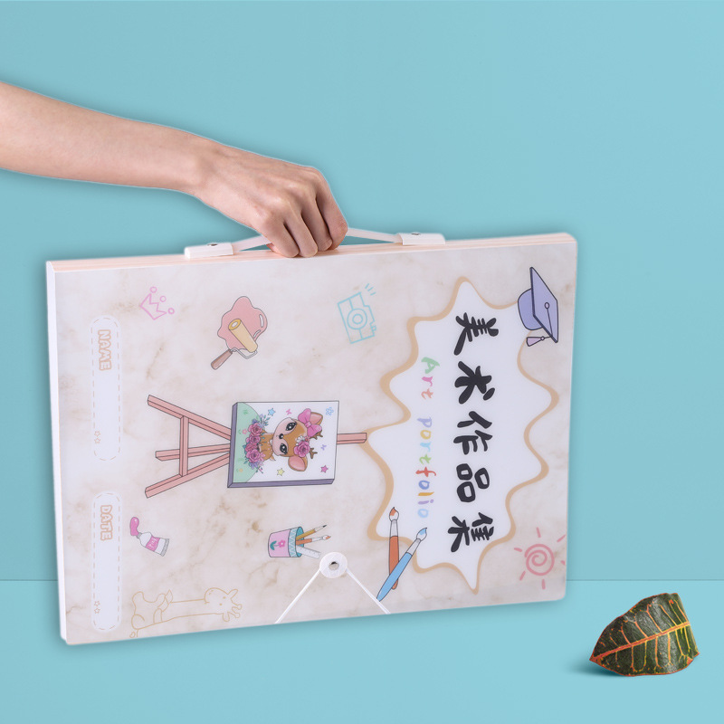 A3画册收纳/收集册素描画/透明插页8k细节图