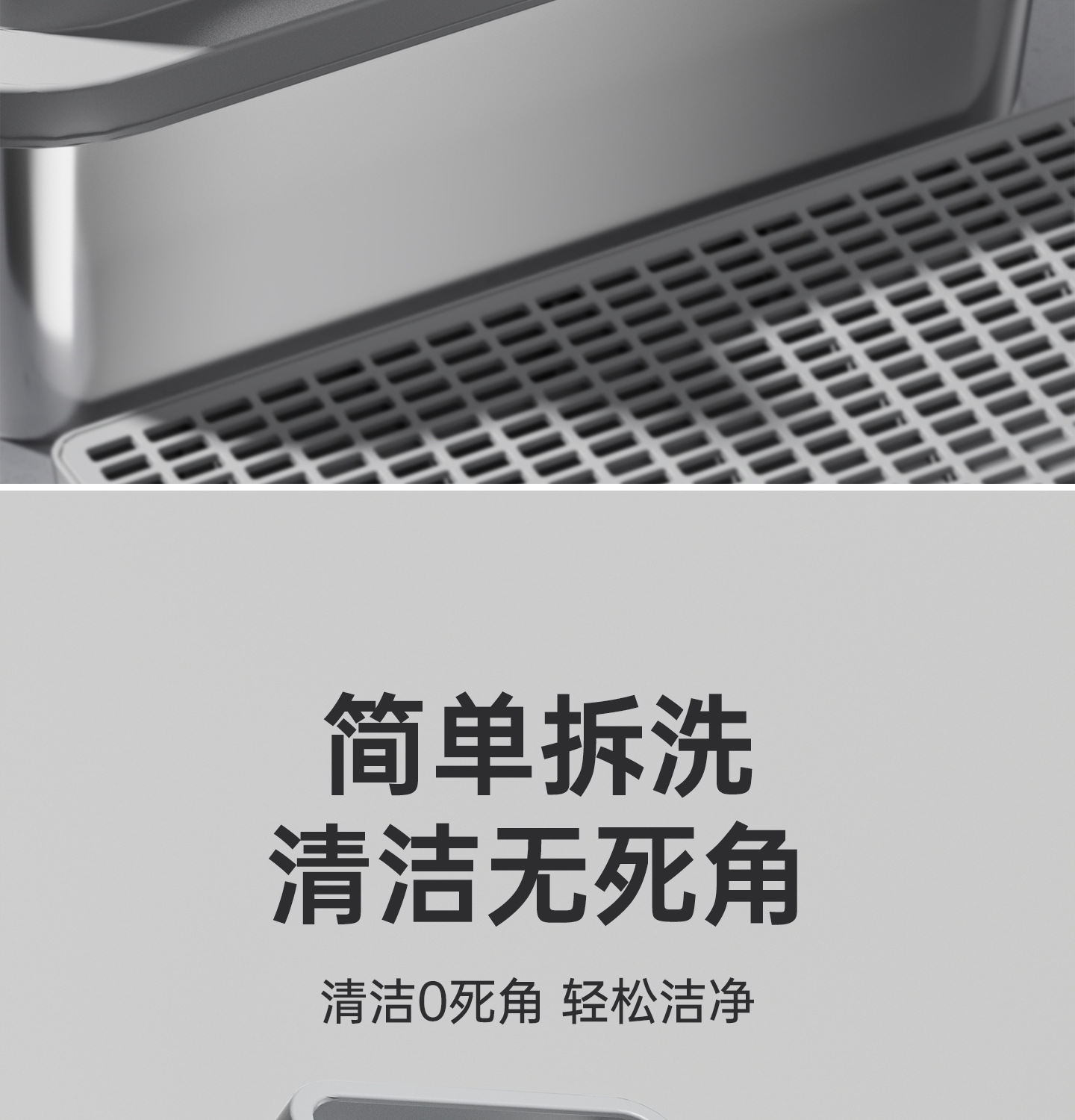 超大号不锈钢猫砂盆半封闭防带出猫厕所猫咪屎盆尿盆宠物用品批发详情7