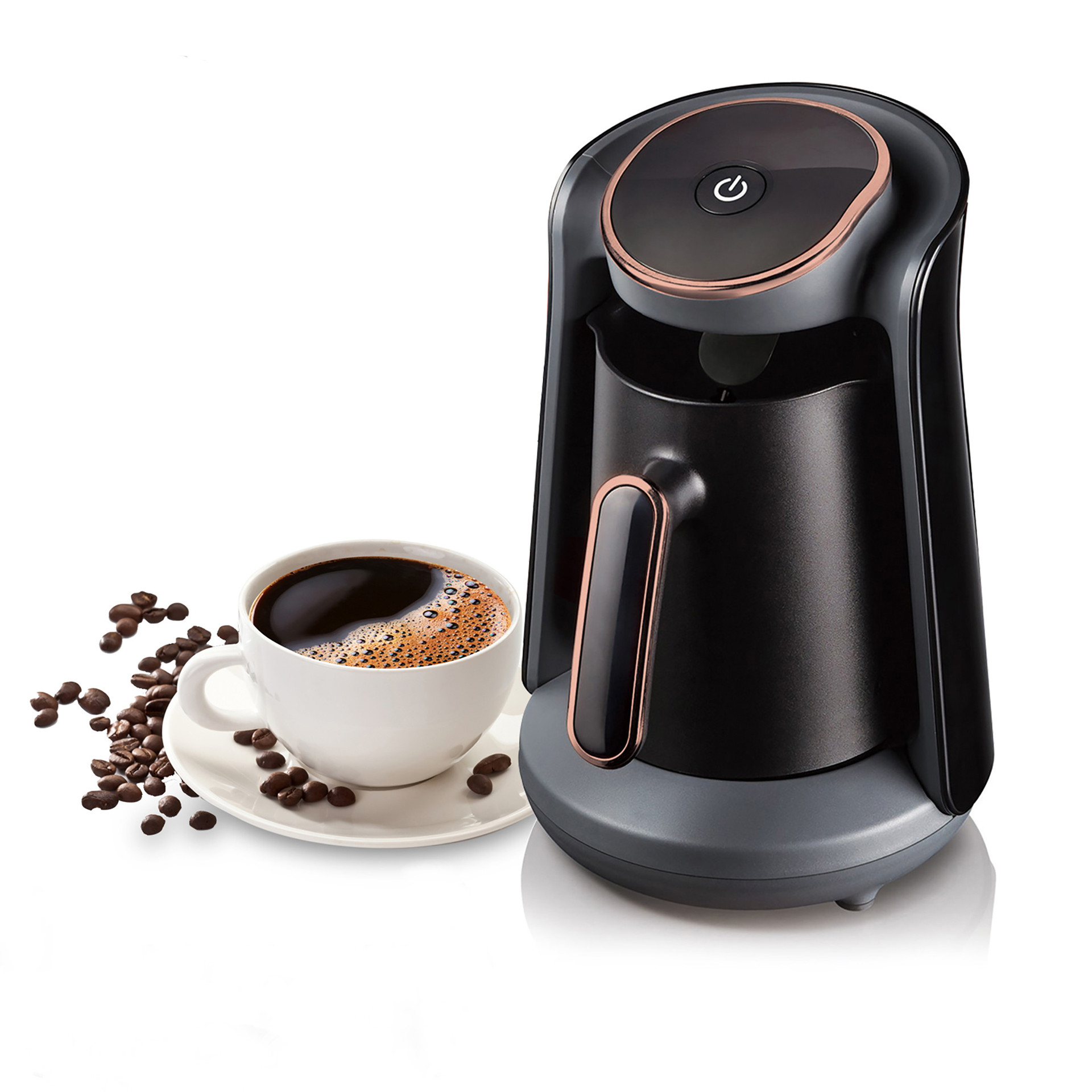Coffee Pots Moka Pot 0.5L Semi-Automatic Turkish Coffee跨境 Item Picture