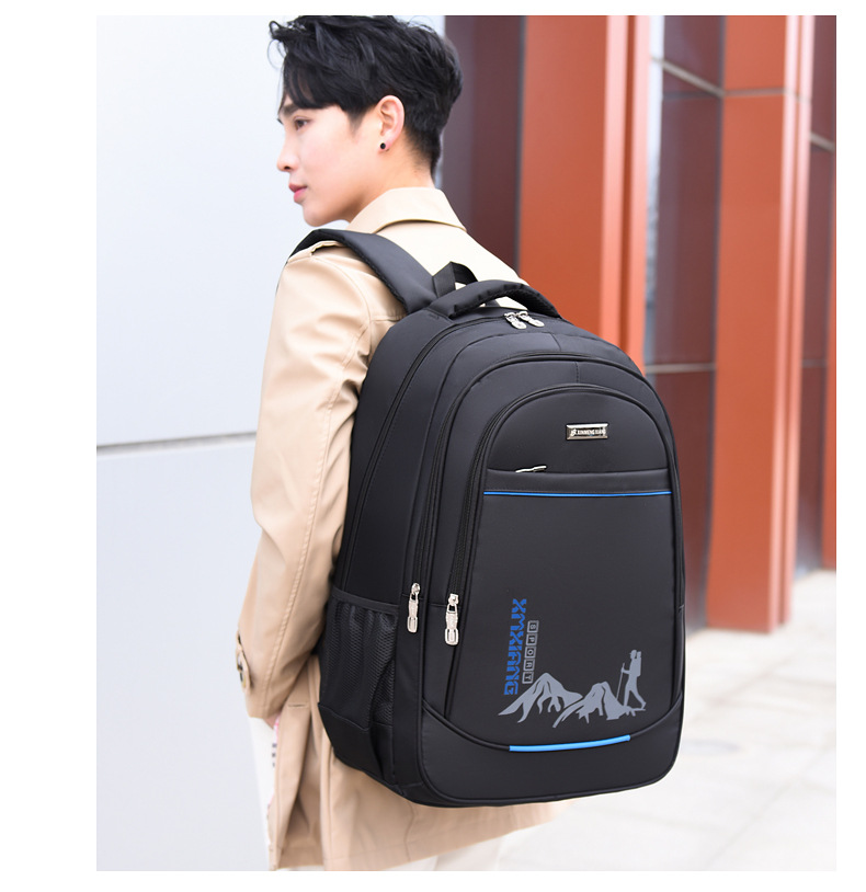 Mochila de viaje de gran capacidad para hombres 60 litros de viaje al aire libre mochila de montaña a prueba de agua bolsa de trabajo de negocios nueva bolsa de escuela pic 19