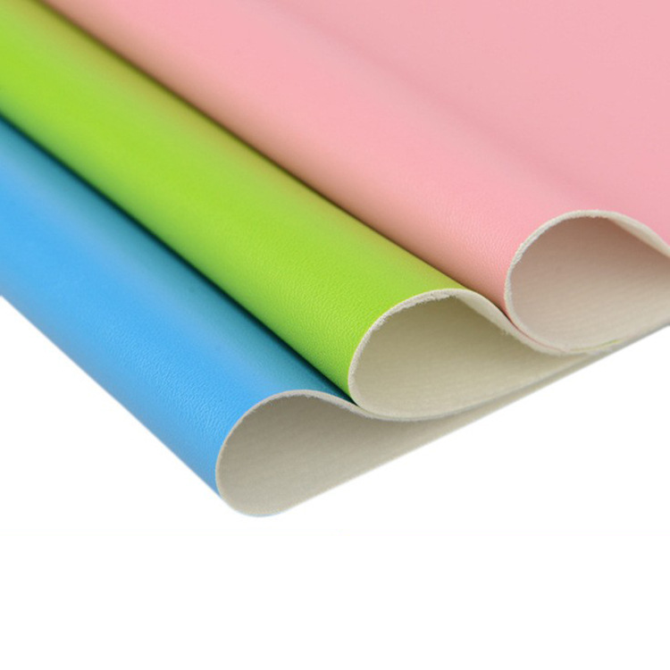 PVC leather fabric decontamination semi-silicone cowhide velvet base 1.6MM sofa car seat artificial leather factory direct supply Item Picture