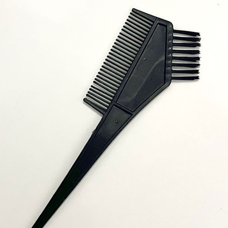 Barbershop Hair Color Comb Oil Treatment Comb Salon Highlight Hair Color Brush Hair Color Tool Flat Brush Black Comb Specification drawing