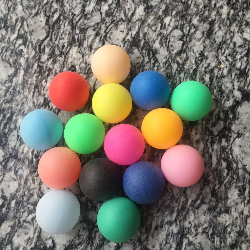 No Word Lottery Table Tennis Game Frosted Color Ball Rocker Ball Entertainment Spray Ball Machine Props