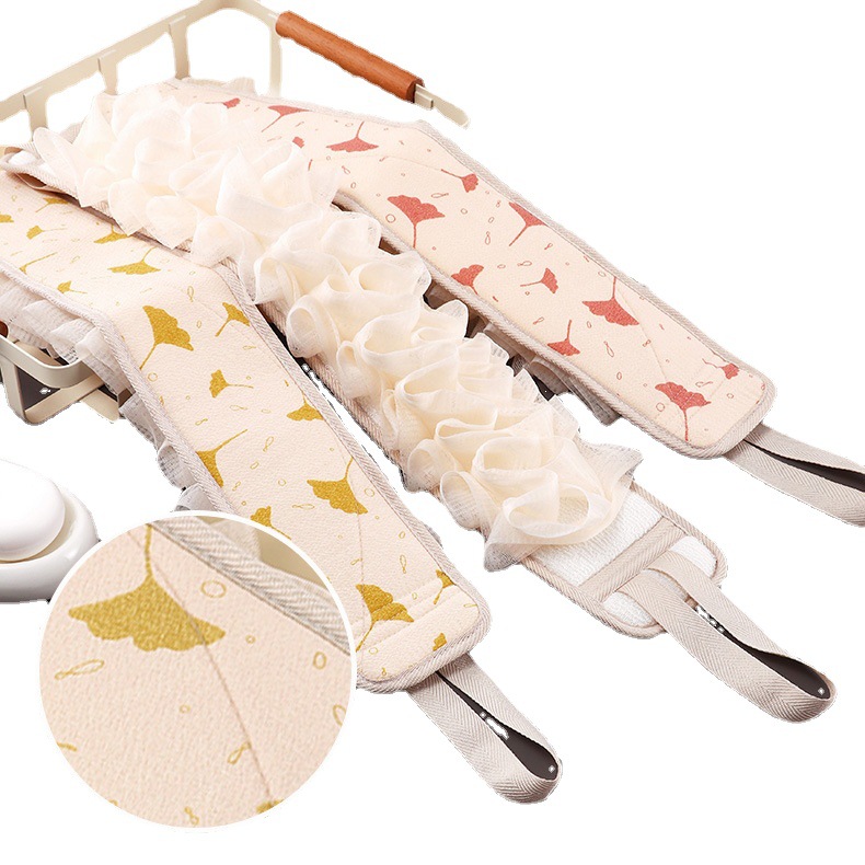 Bath Towel Does Not Hurt The Skin Women Do Not Hurt Fine Sand Household Bath Towel Pure Cotton Double-Sided Printed Rubbing Painless Gloves Item Picture