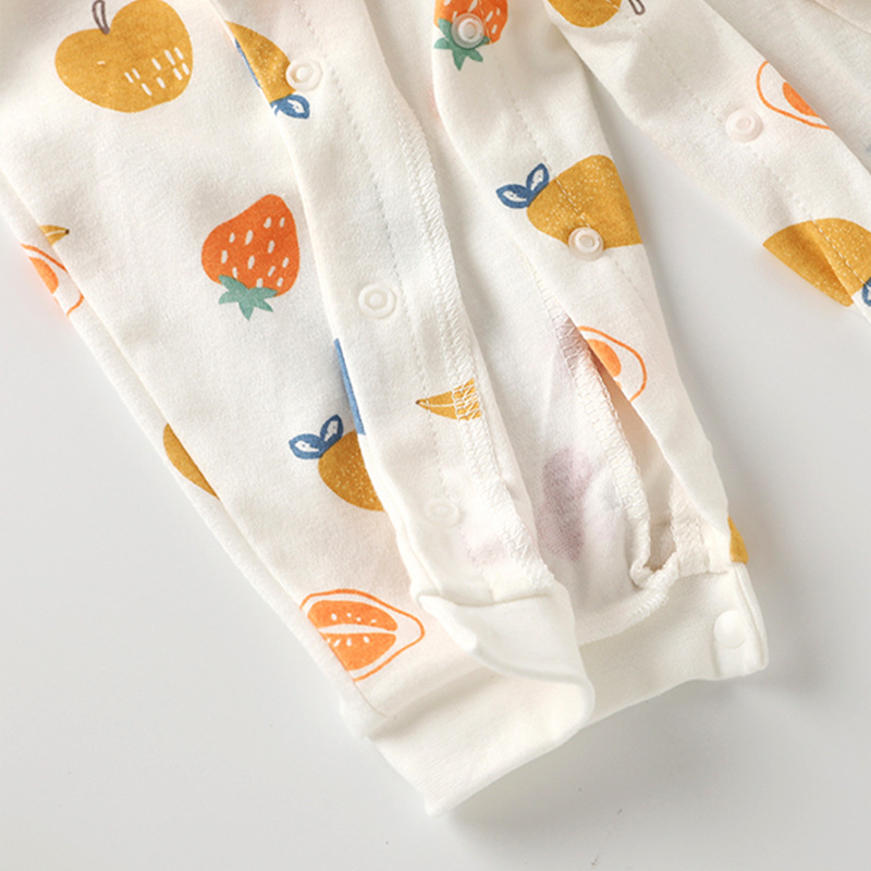 Baby Spring And Autumn Onesie Newborn Autumn And Winter Long Sleeve Air Conditioning Clothing Crawl Clothing Baby Winter Pajamas Application Scenario