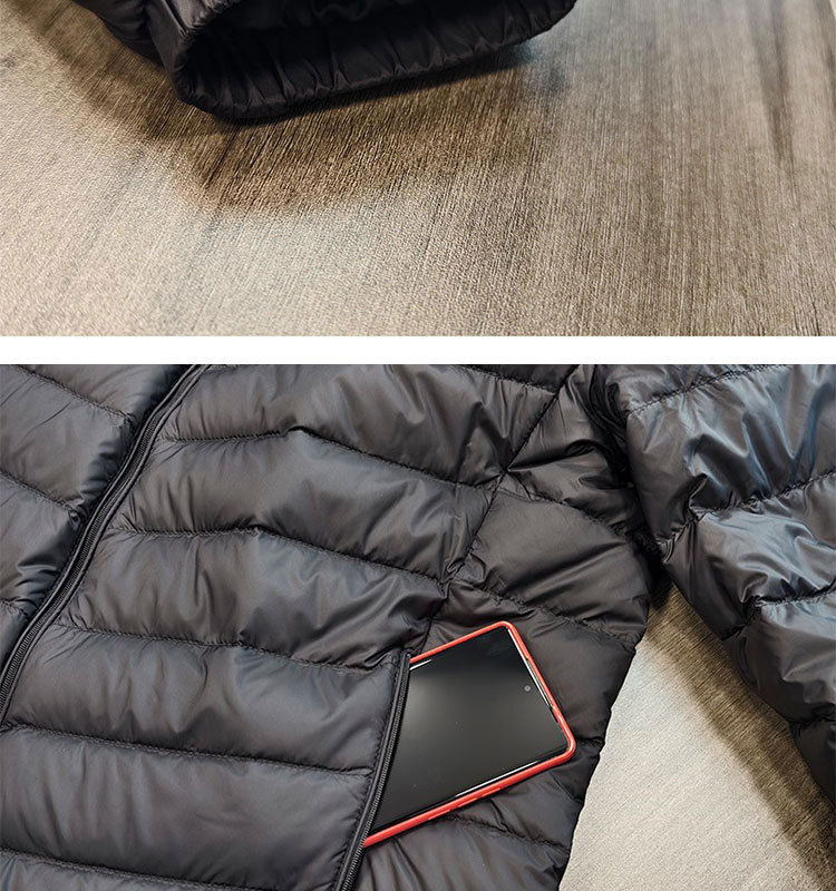 户外羽绒服男女冲锋衣羽绒内胆运动休闲立领轻薄羽绒服保暖外套详情14