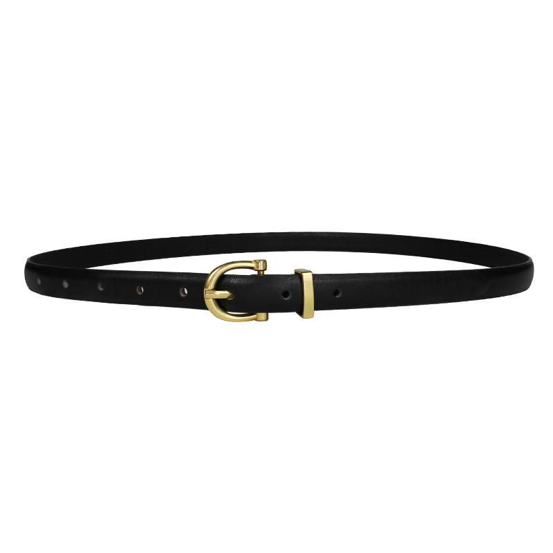 Thin Belt Women's Simple Retro Korean Version Of The Waistband Female Student Trend Harajuku Fashion Network Red Commuter Style Waistband Item Picture