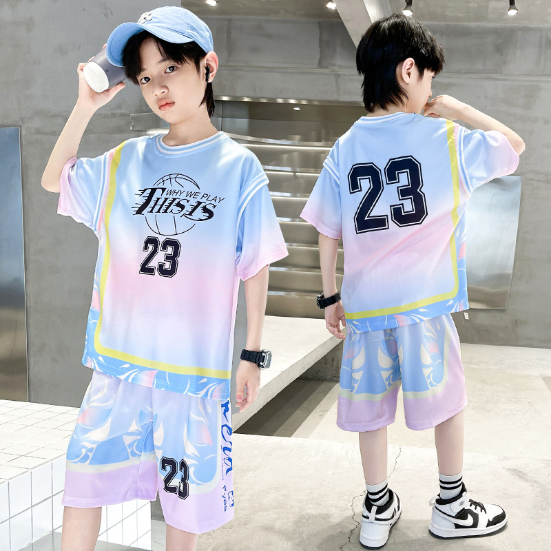 男童夏装球服产品图
