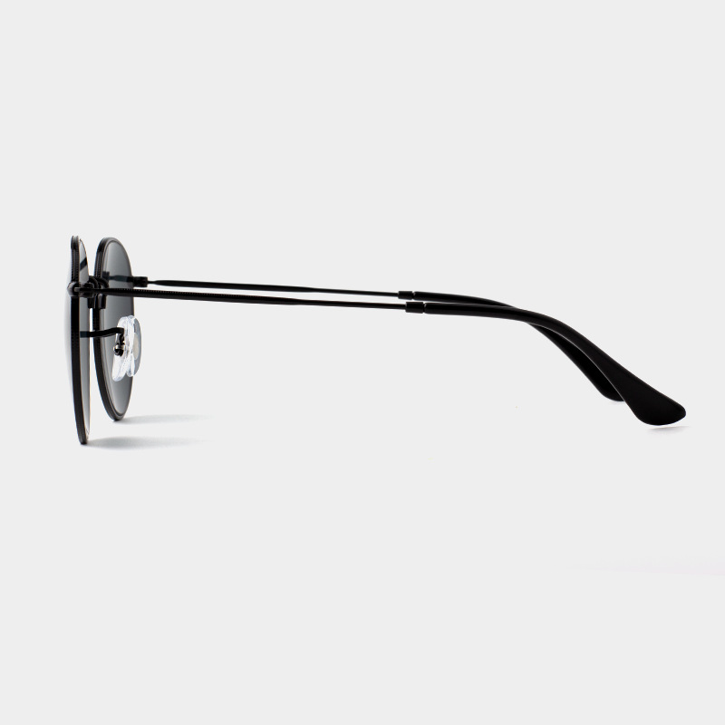 欧美时尚椭圆框太阳镜经典复古蛤蟆镜3447金属同款墨镜sunglasses详情图3