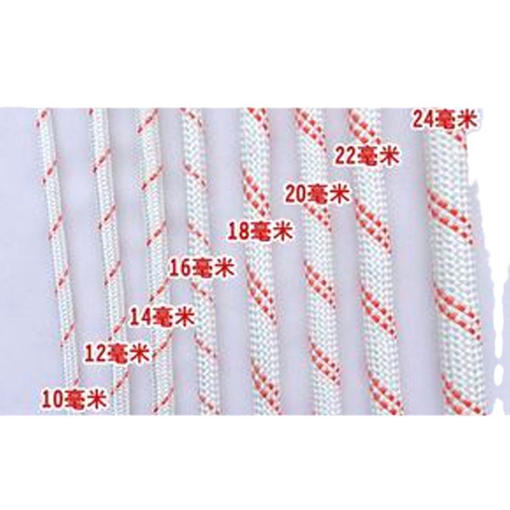 Standard polypropylene safety rope for high-altitude work, exterior wall cleaning, mountain climbing and rock climbing rope, fire rescue rope, safety rope Application Scenario