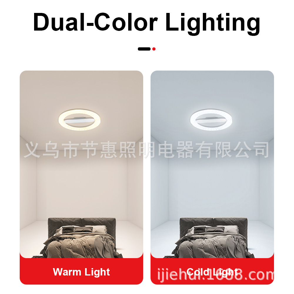Aurora special supply for foreign trade, high-brightness, flicker-free, moisture-proof and dust-proof LED flying disc light Specification image