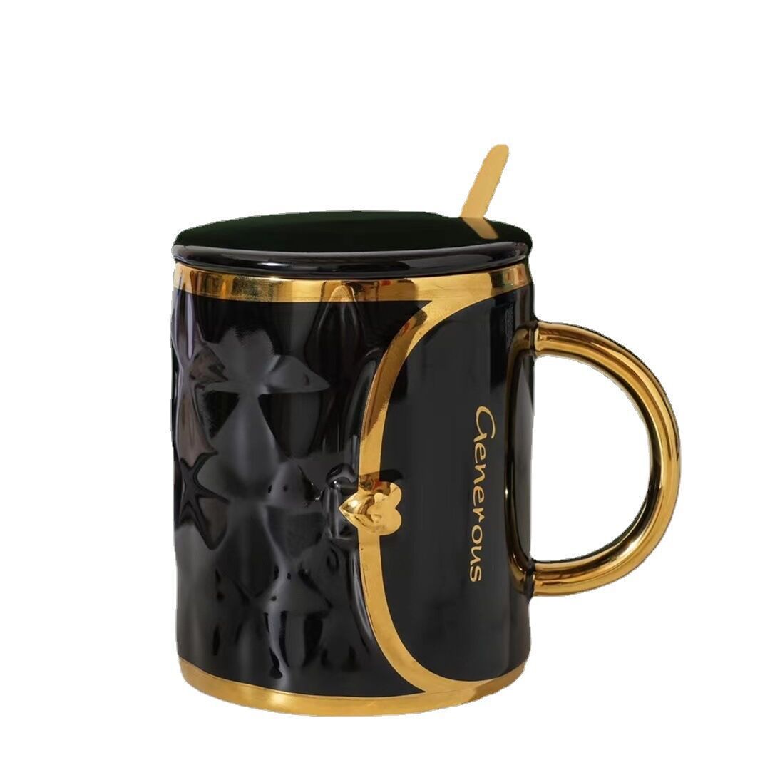 Gold-plated handbag, ceramic mug Specification image