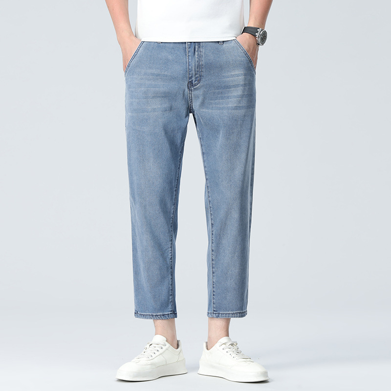 男士牛仔裤实物图