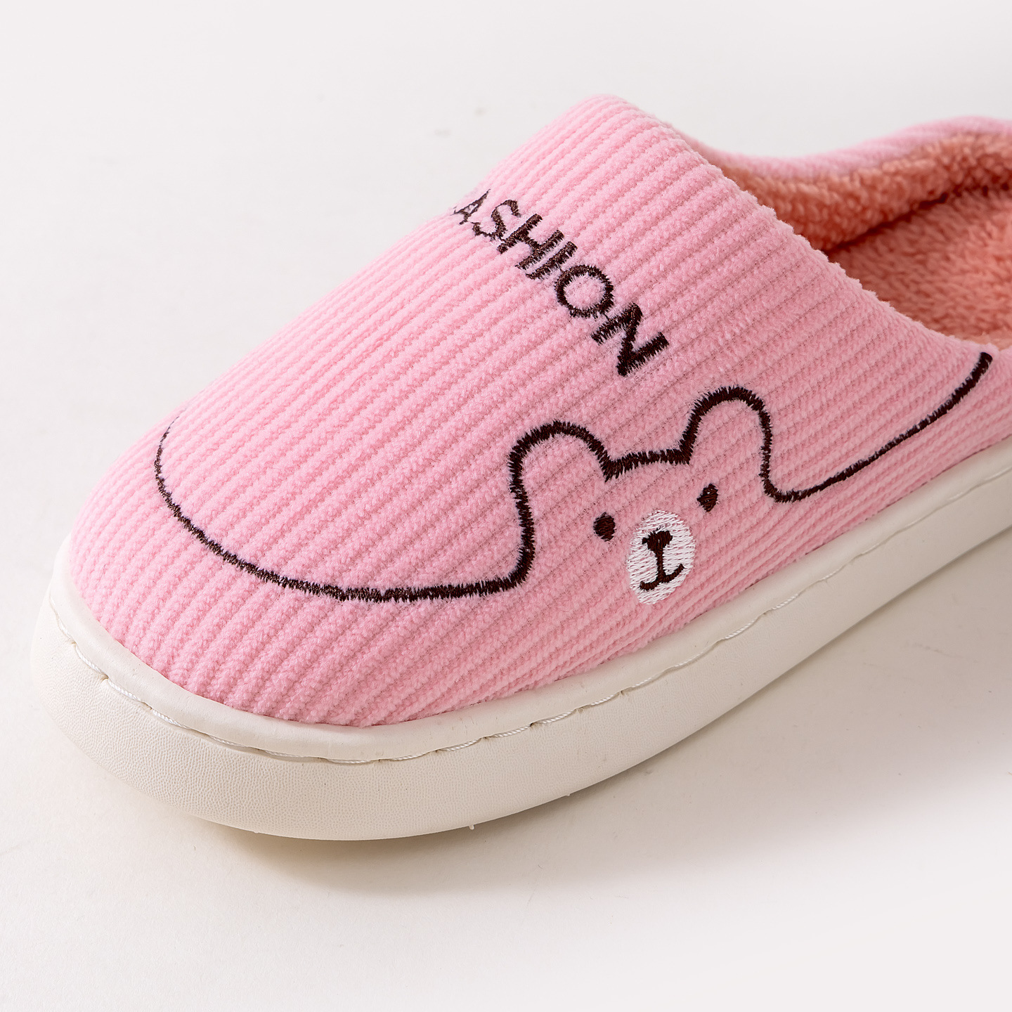 棉拖鞋女冬季居家/毛拖鞋/加厚包跟棉拖家居/秋冬拖鞋/冬季拖鞋细节图