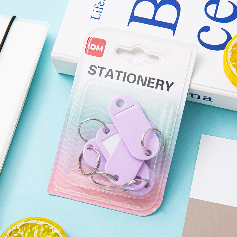 Cross border direct supply color plastic key plate wholesale can mark hotel number classification plate luggage deposit boarding pass Application Scenario