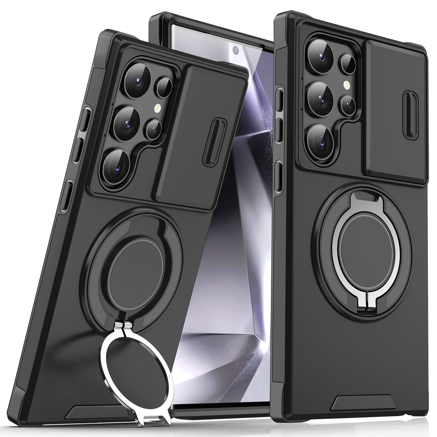 适用三星S25Ultra领客手机壳S24Ultra推窗支架S23Ultra防摔保护套