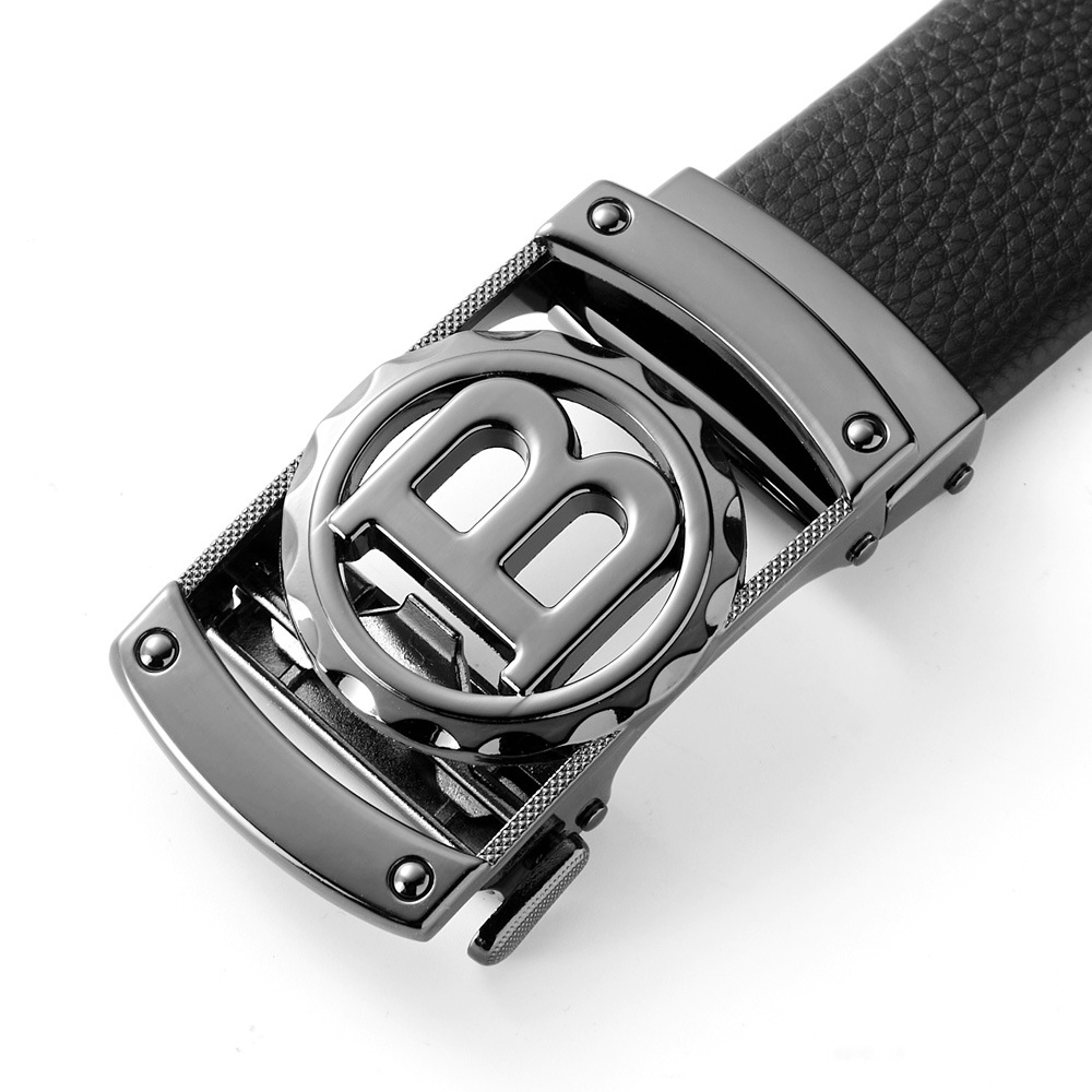 抖音爆款男士皮带全头层牛皮自动扣腰带双面真皮外贸跨境批发belt详情16