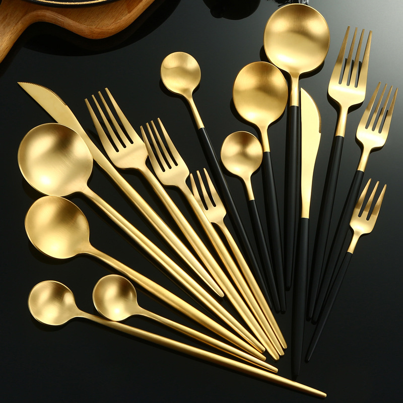 西餐刀、叉、勺实物图