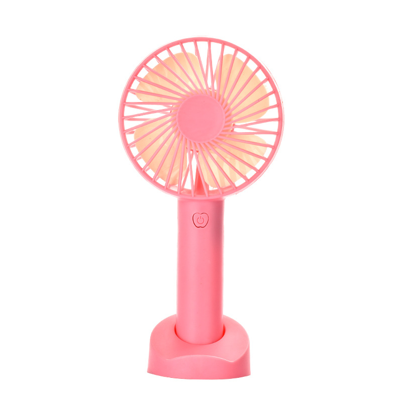 Venta al por mayor transfronteriza handheld fan pequeño hogar escritorio teléfono soporte fan gran viento silencioso USB recargable fan Specification image