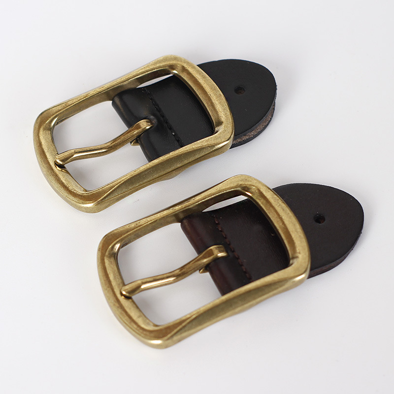 【活动款】纯黄铜扣皮带扣头针扣头3.8cm实心铜扣 针式腰带配