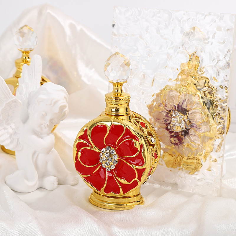 New large flower tube bottle 12ml popular essential oil bottle perfume portioning bottle Application Scenario
