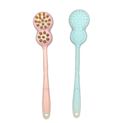 Shenyue Manufacturers Self-Support 8-Character Fan-Shaped Wood Bead Massage Hammer Massage Hammer Hit The Meridian Beat The Elderly Wooden Fitness Hammer Item Picture