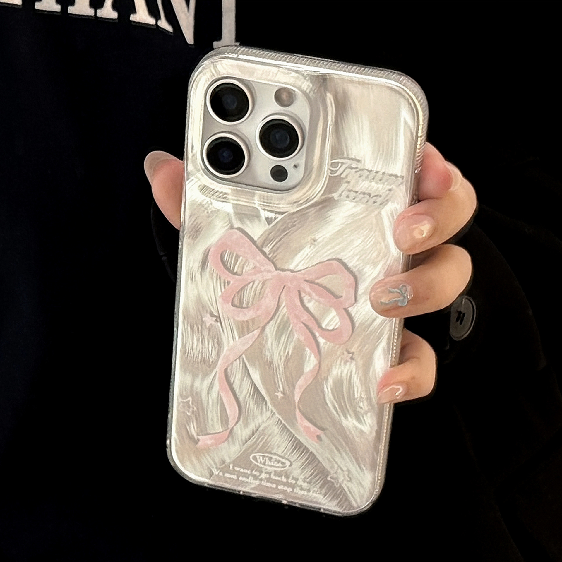 Dopamine Colorful Bow 17promax iphone16 compatible iPhone 16 phone case 14/13 Feather imd pic 22