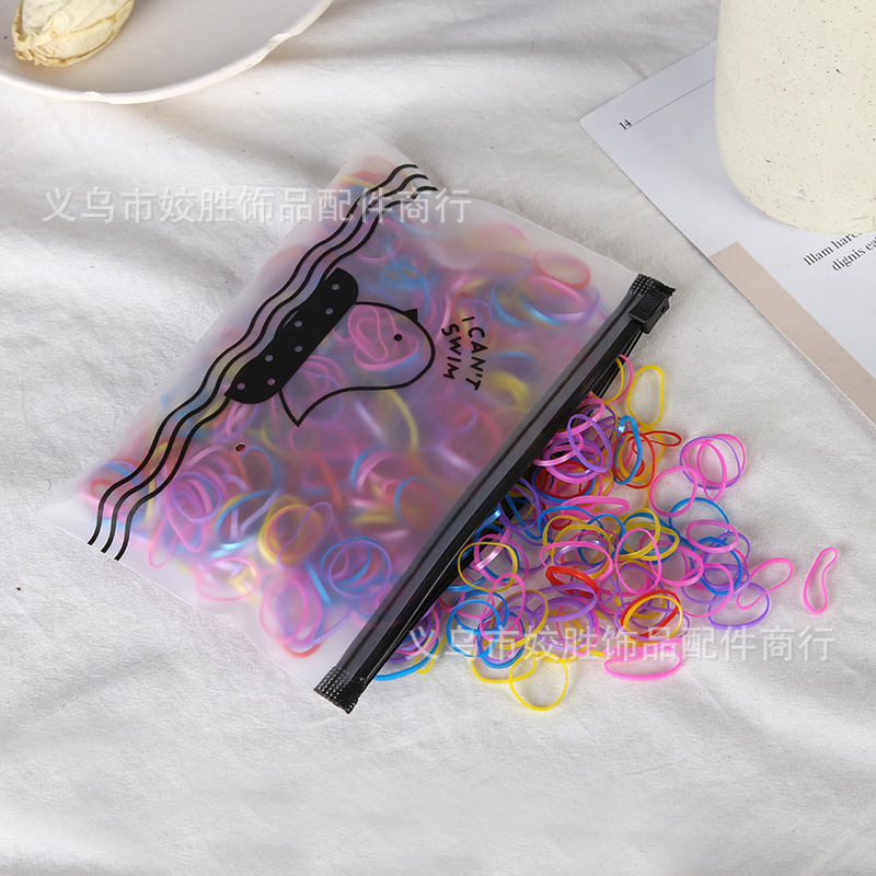 Korean Internet celebrity rubber band ins headwear and hair accessories, elegant and individual small rubber bands, forest-style, fresh and simple rubber bands Application Scenario