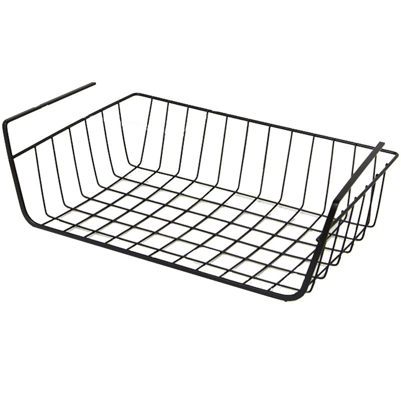 置物架/厨房置物架/超市购物篮/铝槽挂钩/货架白底实物图