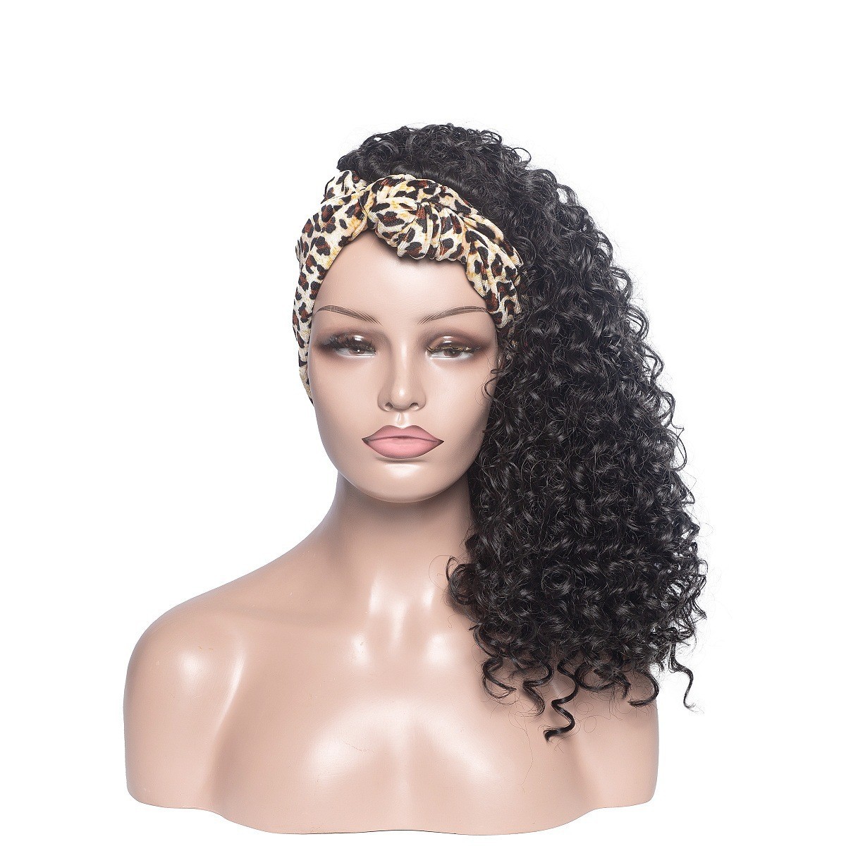 غطاء شعر طويل مجعد في لفيفة شعر منفوش منفوش منفوش Item Picture