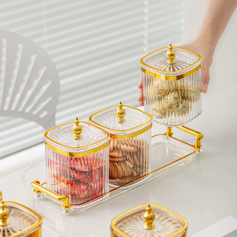 Light luxury seasoning box storage box, kitchen salt jar, monosodium glutamate seasoning box, seasoning jar, seasoning jar set combination set Application Scenario