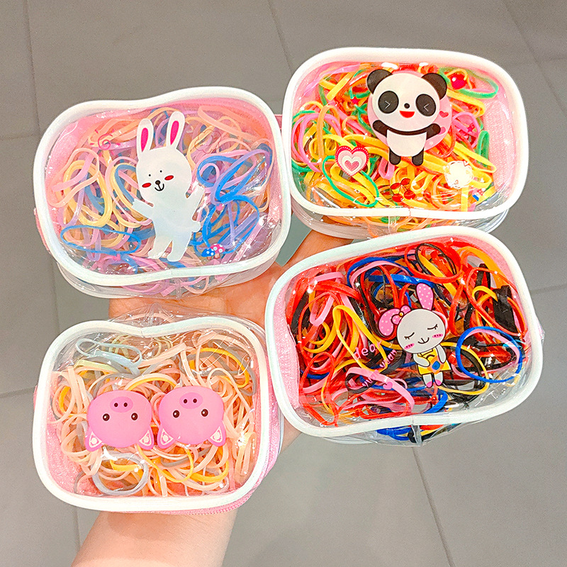 儿童发饰头饰/皮筋/彩虹皮筋产品图