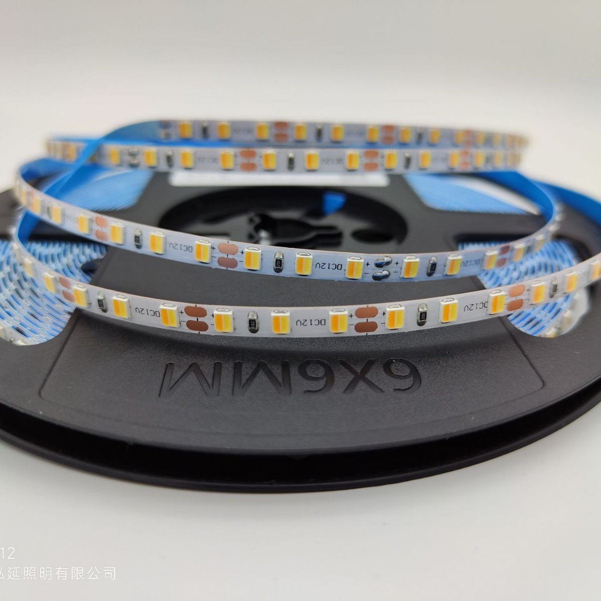 2835二合一灯双色温灯带双线小夜灯浴室智能无极调光防水led灯条