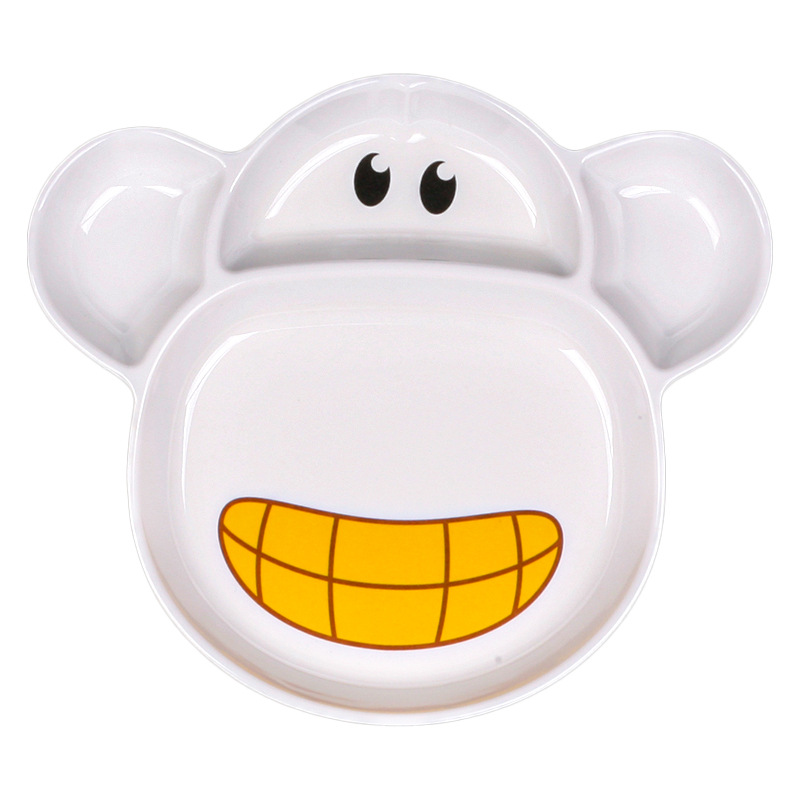 School Children's Cutlery Set Cute Cartoon Breakfast Plate Separation Creative Baby Plate Item Picture