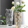 水晶玻璃花瓶玻璃花瓶客厅摆件富贵竹鲜花干花水培花瓶桌面装饰品图