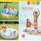 正品INTEX56451 硬胶戏洗澡水池折叠免充气游泳池婴儿童大号浴盆图