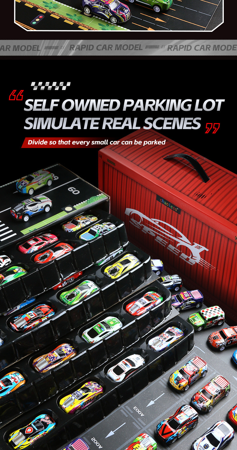 跨境合金回力车礼盒儿童仿真小汽车高档玩具车套装男孩生日礼物详情5