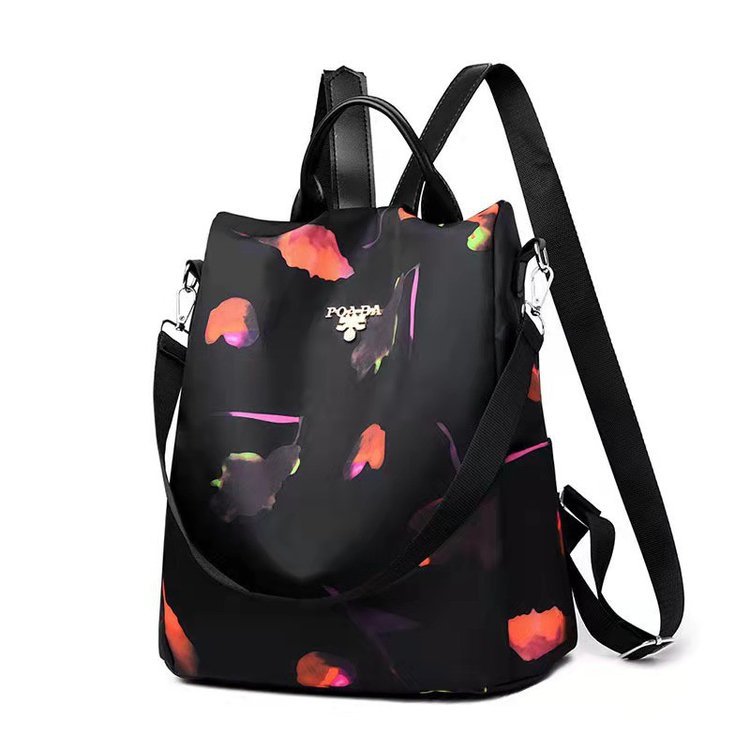 Multi-functional backpack for women 2024, versatile and dual-purpose, water-resistant and anti-theft bag, large-capacity nylon schoolbag Item Picture