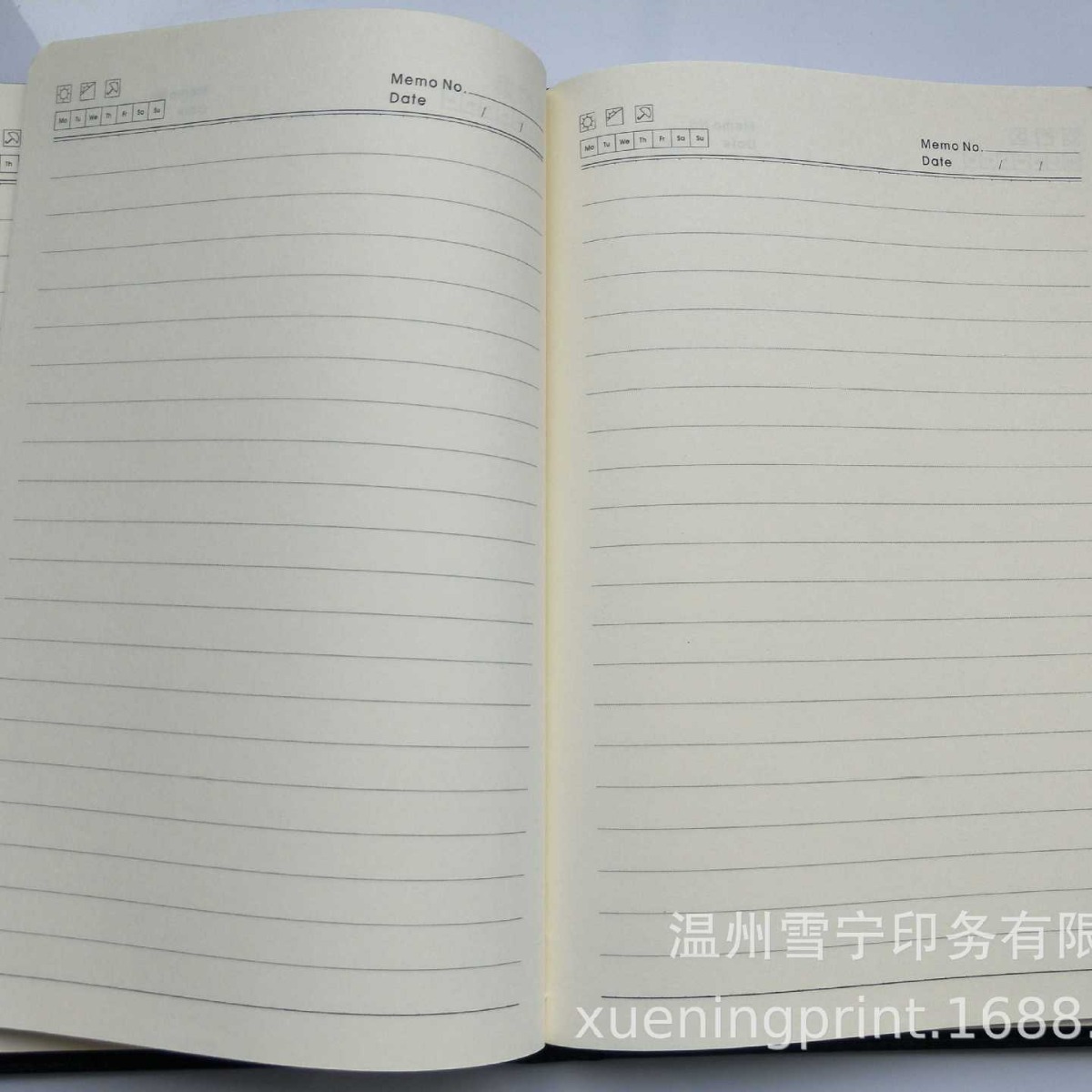 Xuening 77 series black and brown office leather-covered notebooks are sold directly by the manufacturer Application Scenario