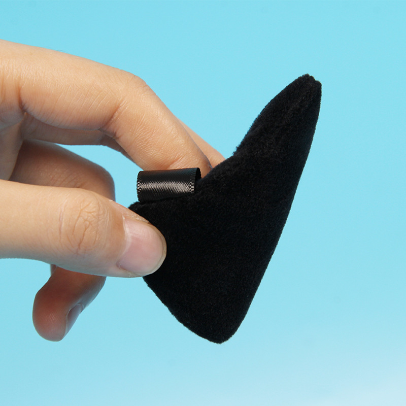 Triangular short fluff powder puff, loose powder puff, setting powder puff, dry soft powder puff, shanilak