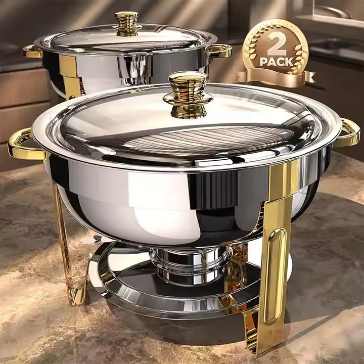 Cross-Border Source Heating Container Holding Furnace Commercial Alcohol Furnace Thickened Stainless Steel Buffet Stove Hotel Restaurant